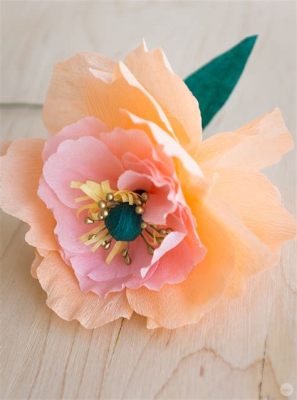 How to Make Large Crepe Paper Flowers: A Guide to Crafting Blooms That Defy Gravity and Logic