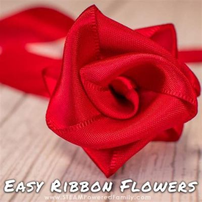 How to Make Ribbon Flowers with Hot Glue: A Creative Journey into Crafting Elegance